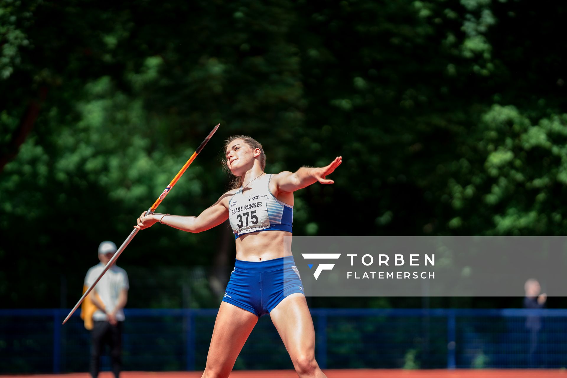 Speerwurf mit Merle Schmidt (VfL Stade) am 14.05.2022 beim Nationalen Leichtathletik-Meeting im Erika-Fisch-Stadion in Hannover